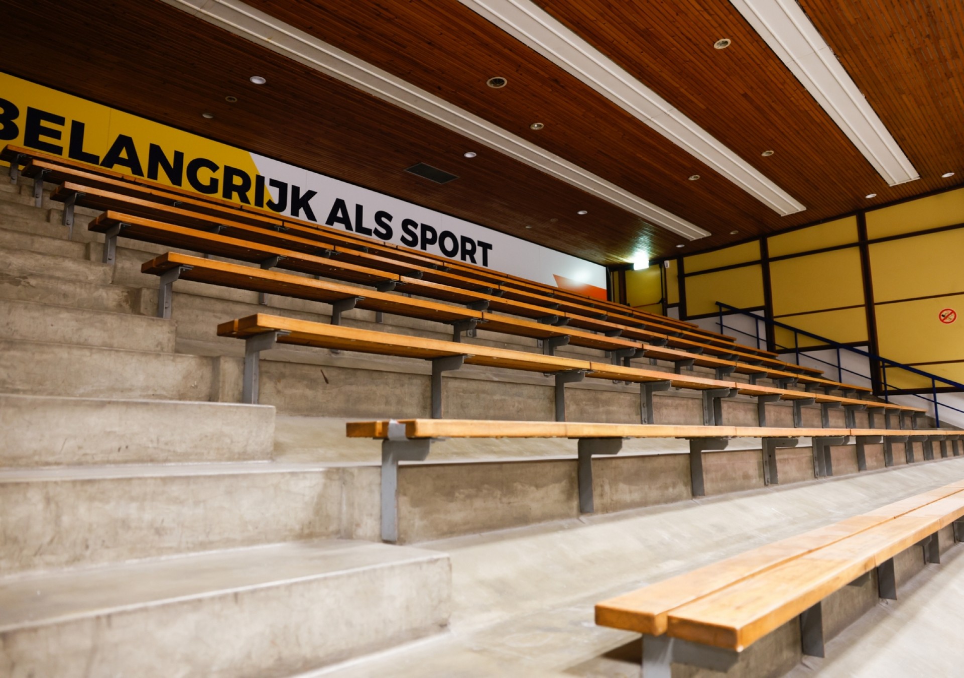 Aan kleedkamers en zalen geen gebrek