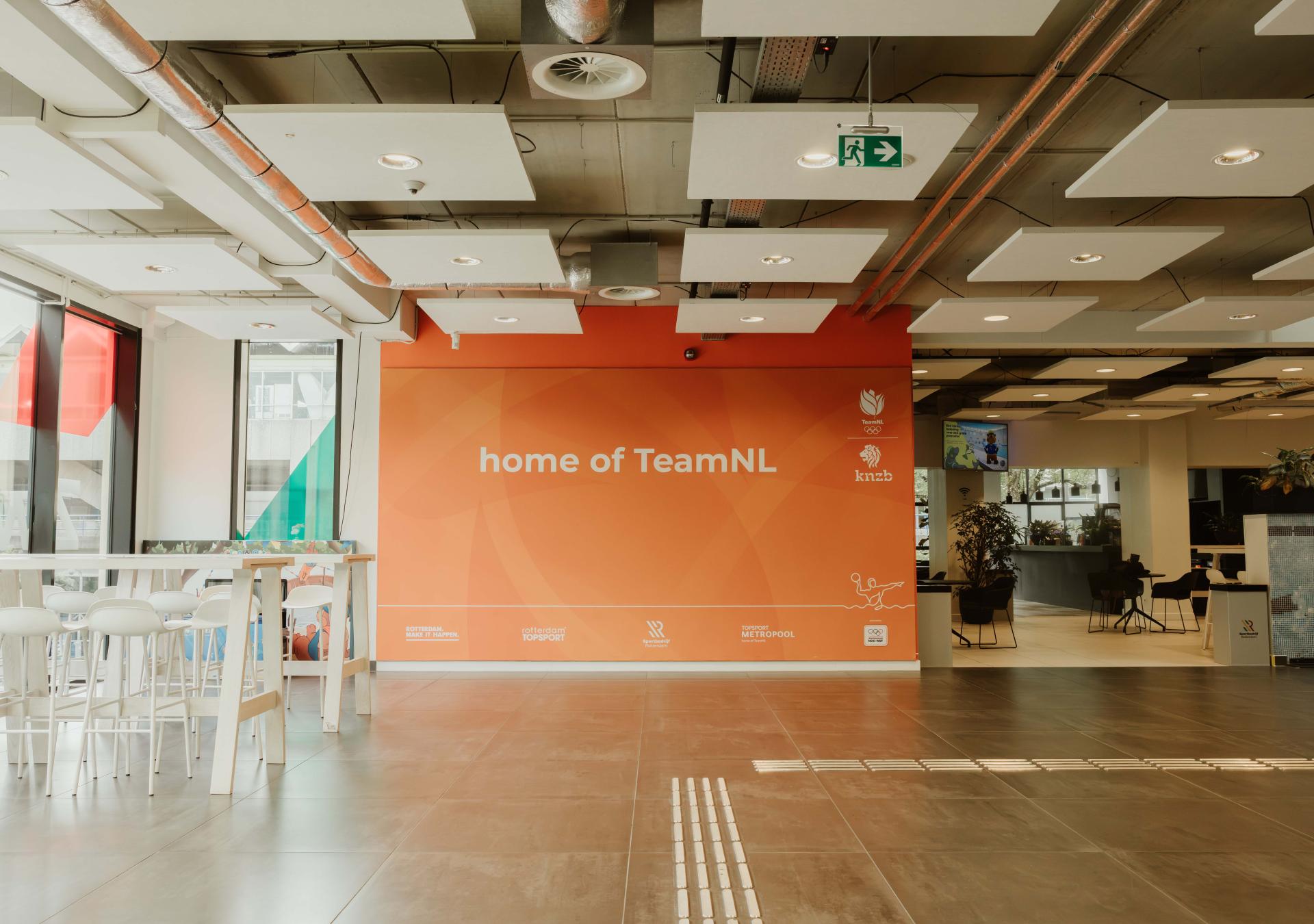 Het thuishonk van de TeamNL waterpolodames